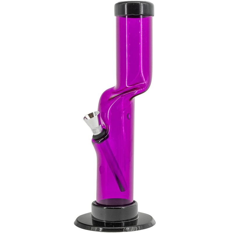 JM Enterprises 9-12" Acrylic Kink Neck Bong - Multiple Colors JM Enterprises