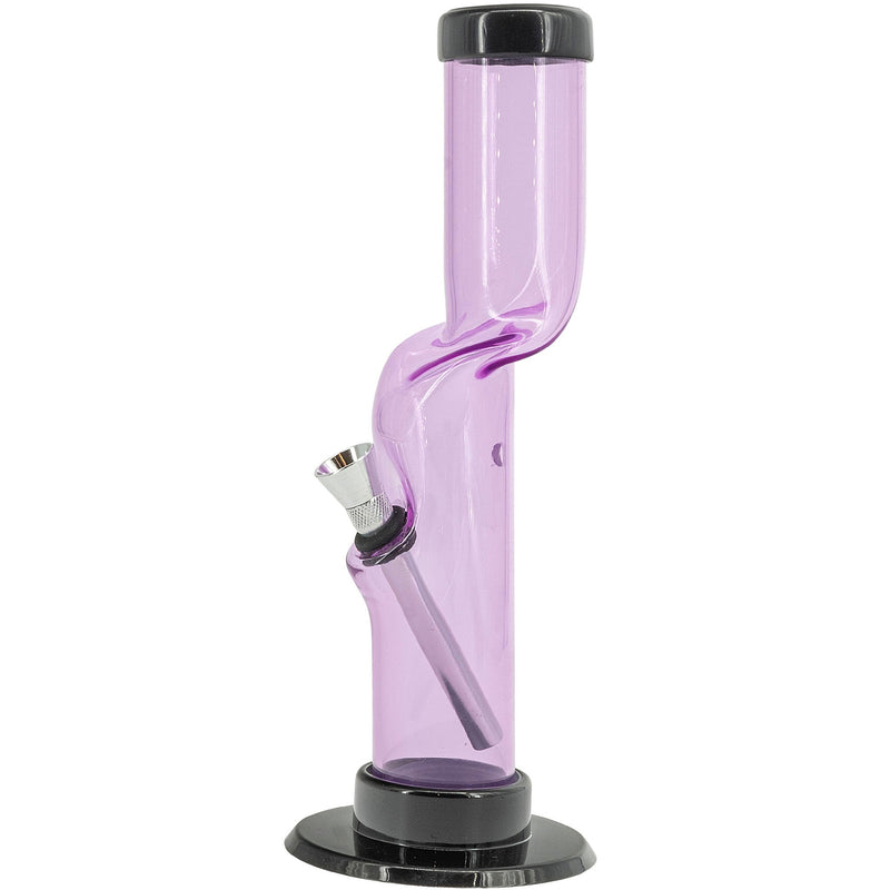 JM Enterprises 9-12" Acrylic Kink Neck Bong - Multiple Colors JM Enterprises