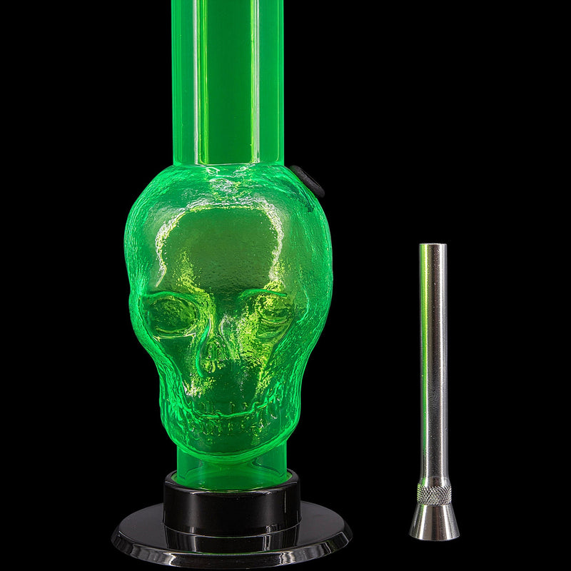 JM Enterprises 9-12" Acrylic Skull Bong - Multiple Colors JM Enterprises