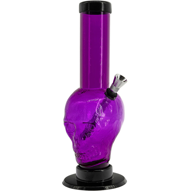 JM Enterprises 9-12" Acrylic Skull Bong - Multiple Colors JM Enterprises