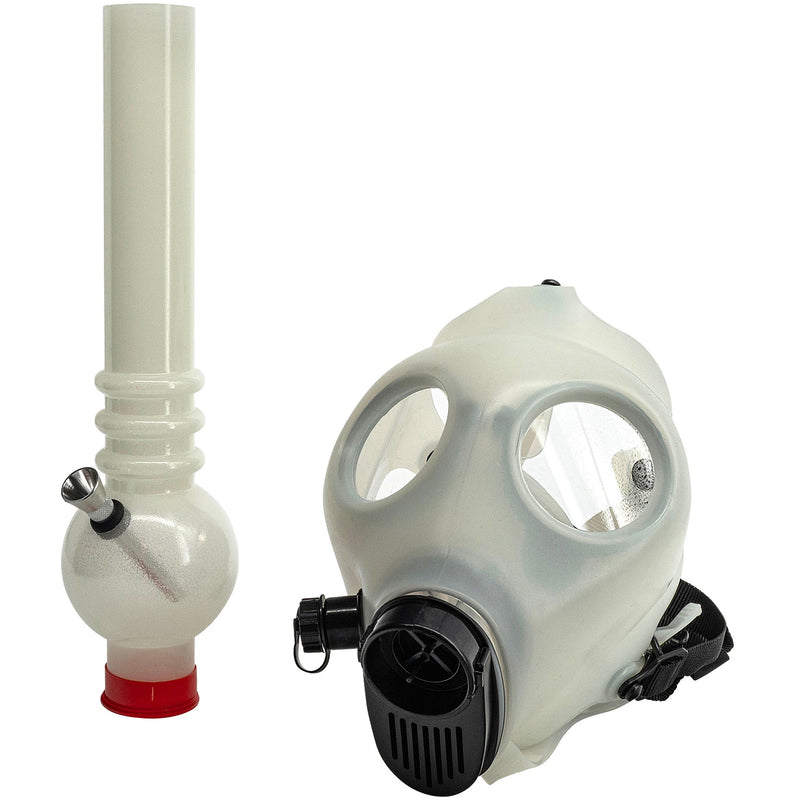 JM Enterprises Acrylic Glow In The Dark Bubble Diffuser Gas Mask JM Enterprises