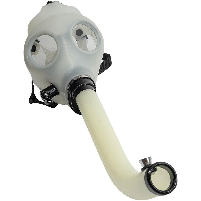 JM Enterprises Acrylic Glow In The Dark Curved Steamroller Tube Gas Mask JM Enterprises