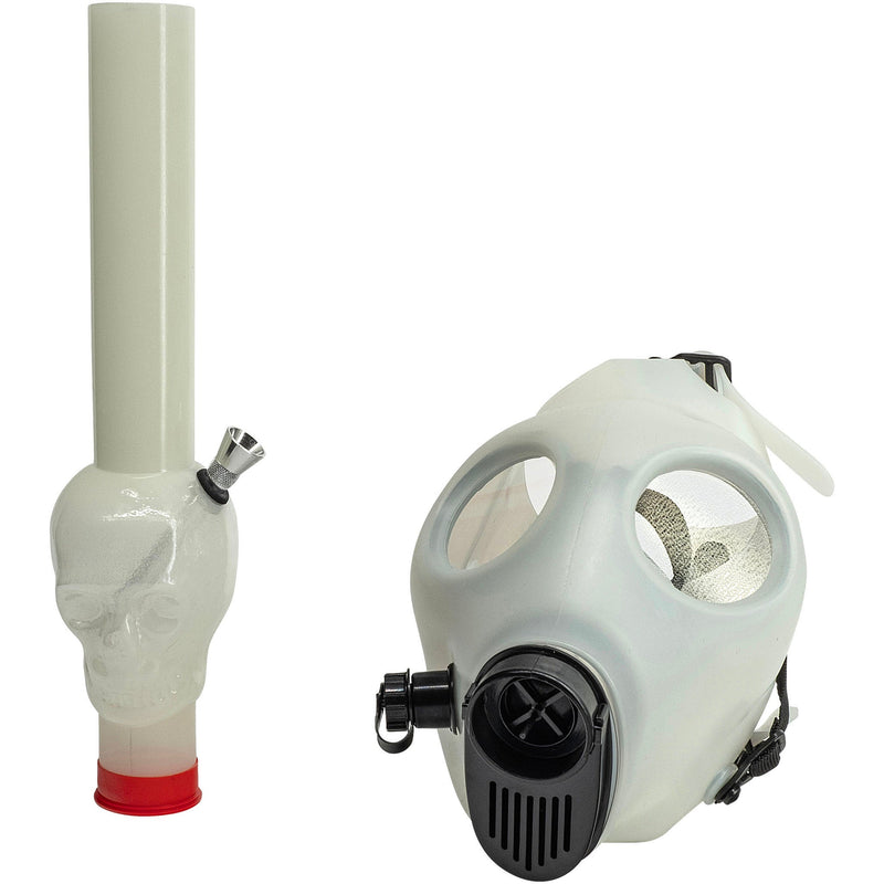 JM Enterprises Acrylic Glow In The Dark Skull Diffuser Gas Mask JM Enterprises