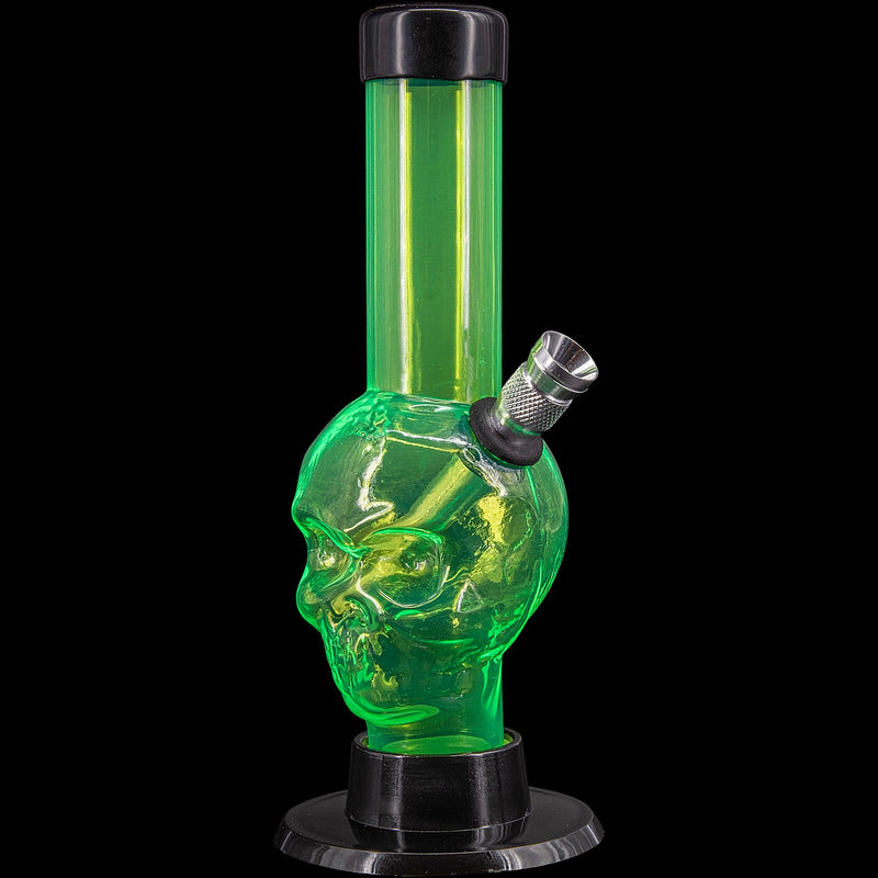 JM Enterprises Mini Alien Head Acrylic Bong - 6" Tall - Multiple Colors JM Enterprises