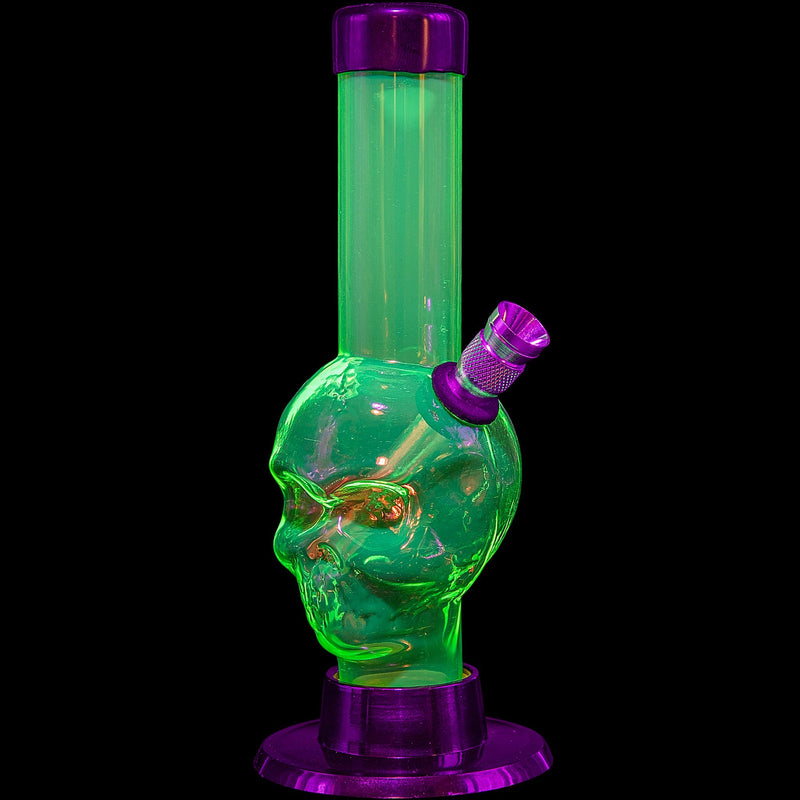 JM Enterprises Mini Alien Head Acrylic Bong - 6" Tall - Multiple Colors JM Enterprises