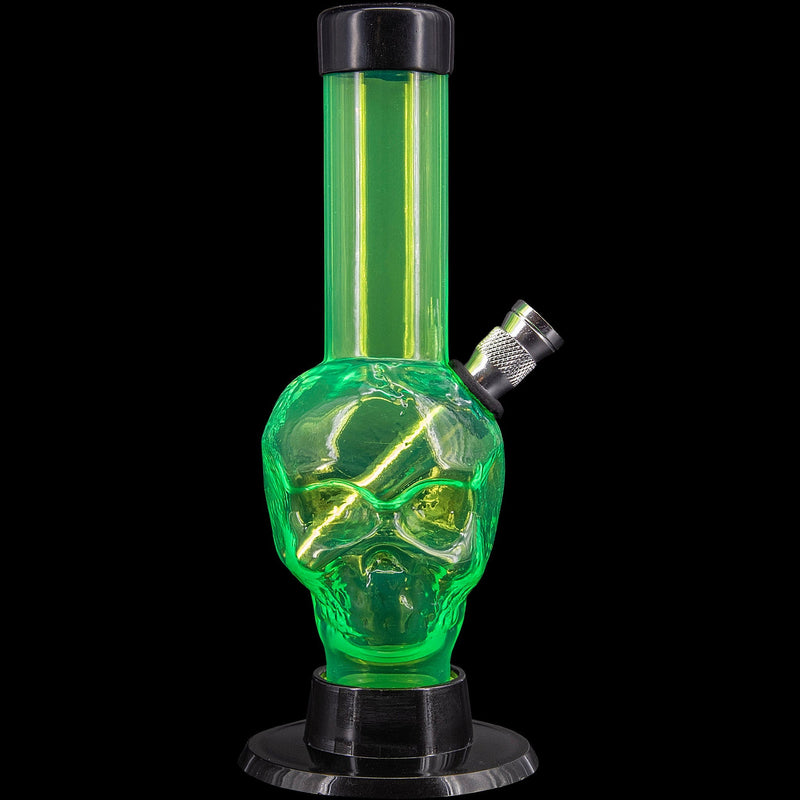 JM Enterprises Mini Alien Head Acrylic Bong - 6" Tall - Multiple Colors JM Enterprises