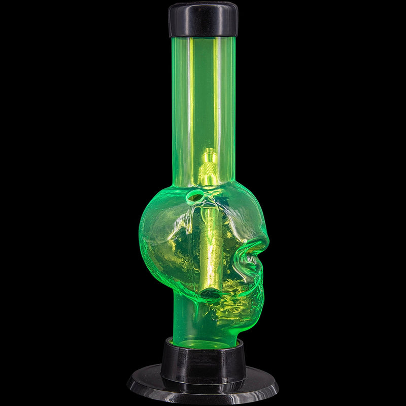 JM Enterprises Mini Alien Head Acrylic Bong - 6" Tall - Multiple Colors JM Enterprises