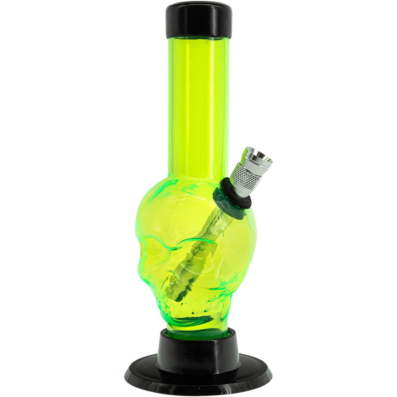 JM Enterprises Mini Alien Head Acrylic Bong - 6" Tall - Multiple Colors JM Enterprises