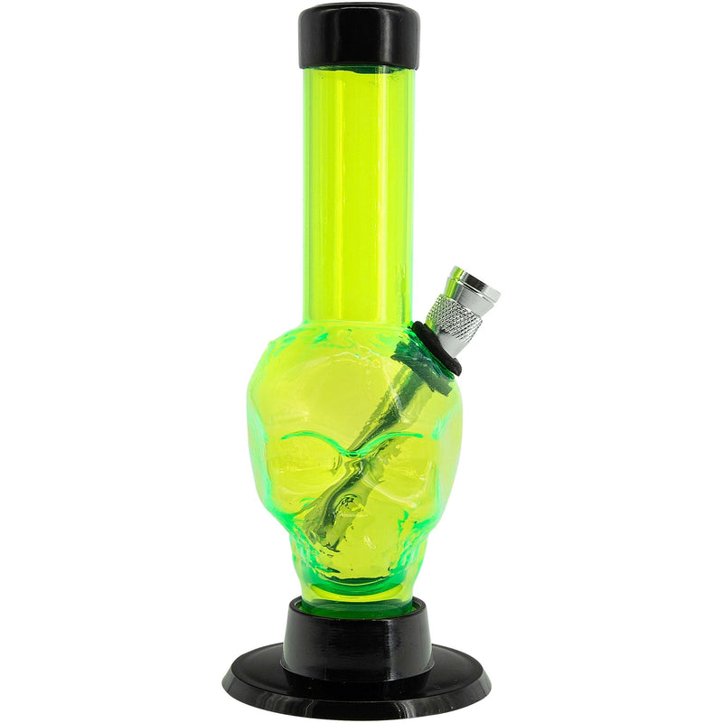 JM Enterprises Mini Alien Head Acrylic Bong - 6" Tall - Multiple Colors JM Enterprises