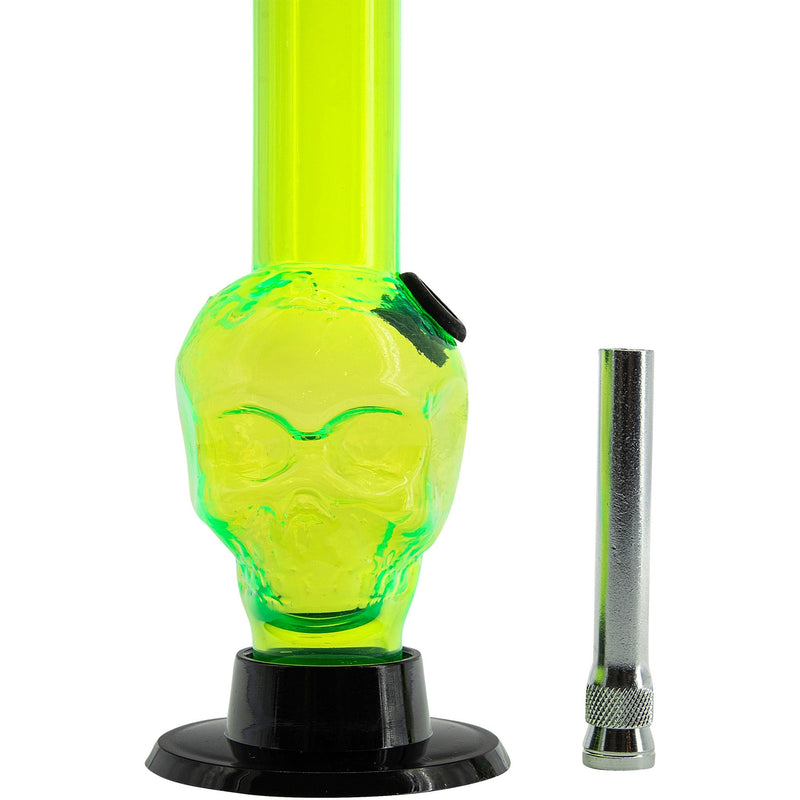 JM Enterprises Mini Alien Head Acrylic Bong - 6" Tall - Multiple Colors JM Enterprises