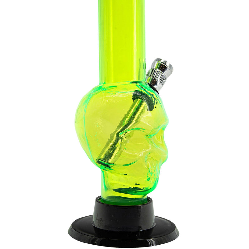 JM Enterprises Mini Alien Head Acrylic Bong - 6" Tall - Multiple Colors JM Enterprises