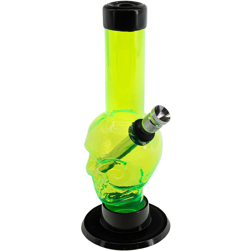 JM Enterprises Mini Alien Head Acrylic Bong - 6" Tall - Multiple Colors JM Enterprises