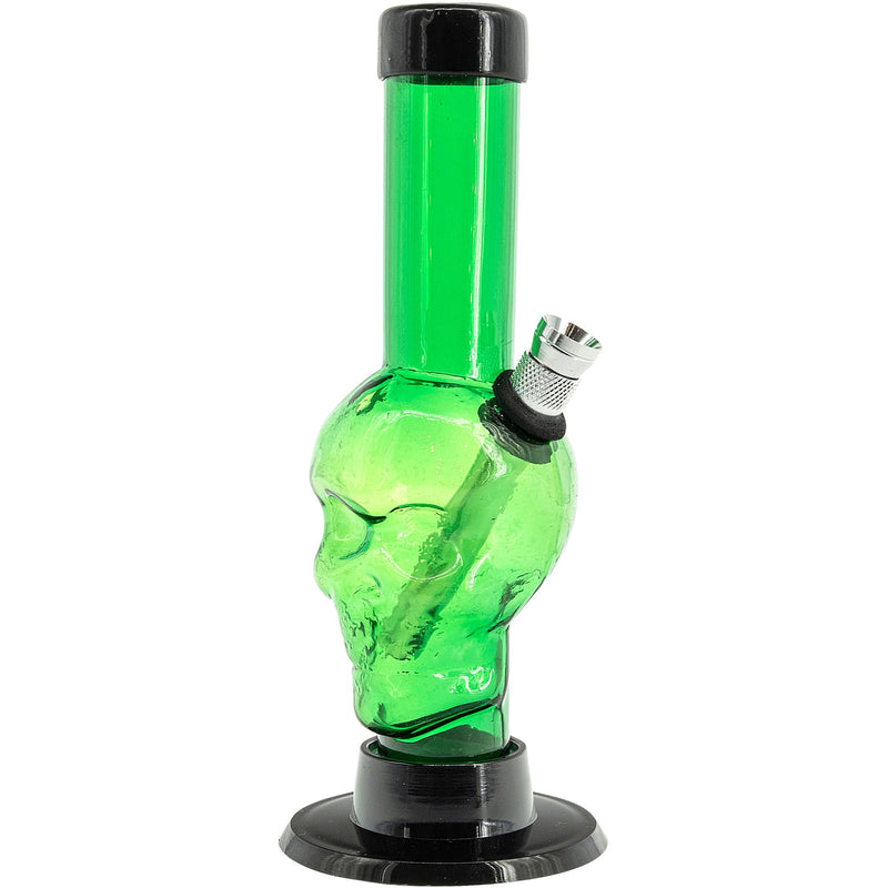 JM Enterprises Mini Alien Head Acrylic Bong - 6" Tall - Multiple Colors JM Enterprises