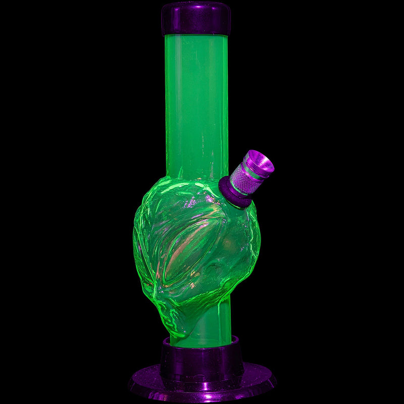 JM Enterprises Mini Skull Acrylic Bong - 6" Tall - Multiple Colors JM Enterprises