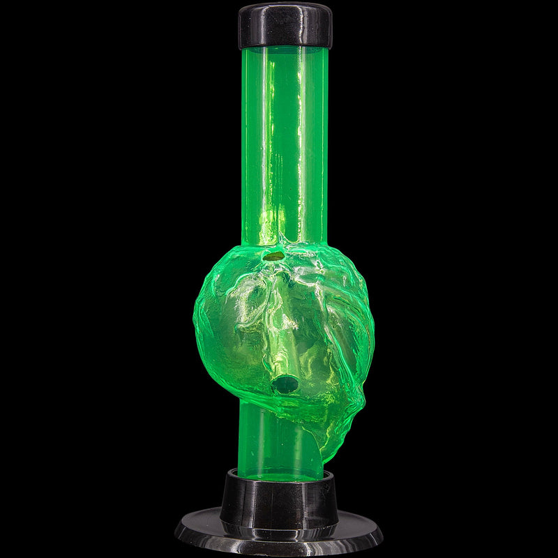 JM Enterprises Mini Skull Acrylic Bong - 6" Tall - Multiple Colors JM Enterprises