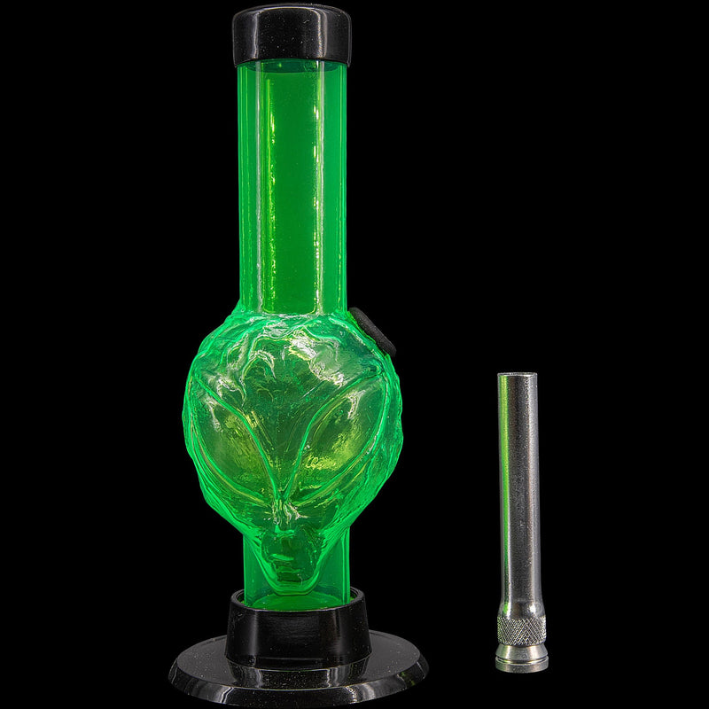 JM Enterprises Mini Skull Acrylic Bong - 6" Tall - Multiple Colors JM Enterprises