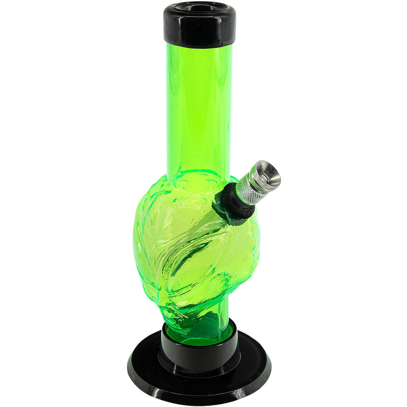 JM Enterprises Mini Skull Acrylic Bong - 6" Tall - Multiple Colors JM Enterprises