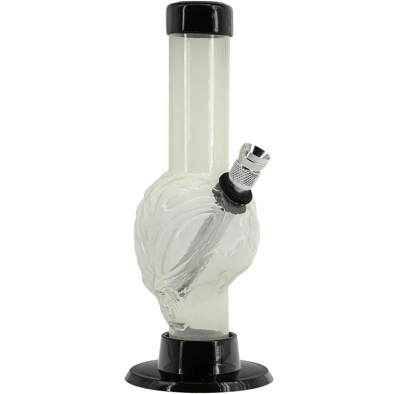 JM Enterprises Mini Skull Acrylic Bong - 6" Tall - Multiple Colors JM Enterprises