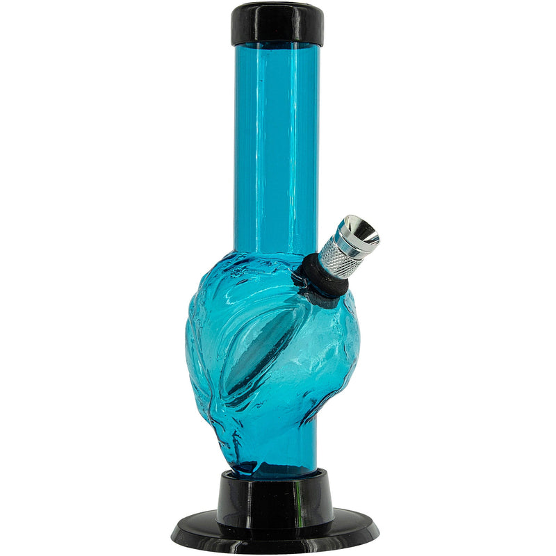 JM Enterprises Mini Skull Acrylic Bong - 6" Tall - Multiple Colors JM Enterprises