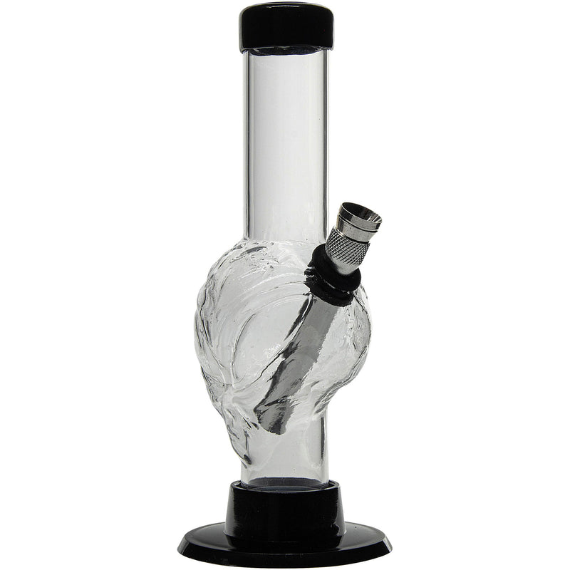 JM Enterprises Mini Skull Acrylic Bong - 6" Tall - Multiple Colors JM Enterprises