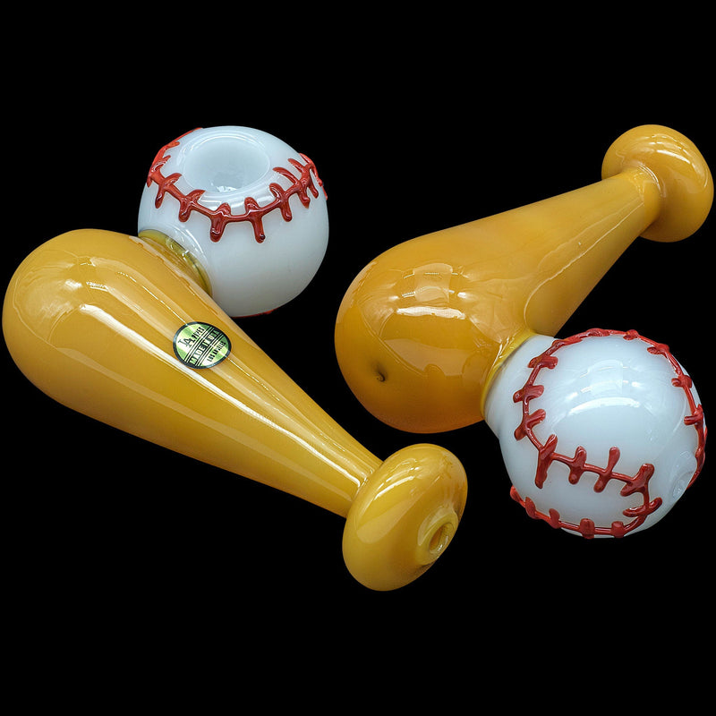 LA Pipes  420 Stretch Bat & Baseball Glass Pipe LA Pipes