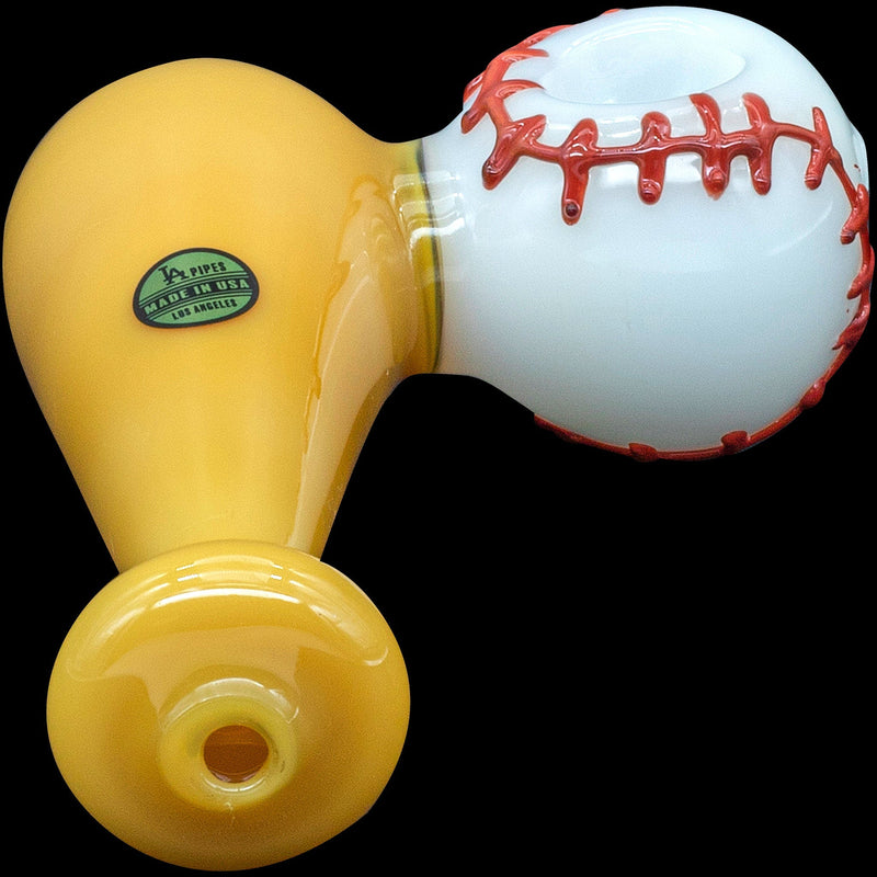 LA Pipes  420 Stretch Bat & Baseball Glass Pipe LA Pipes