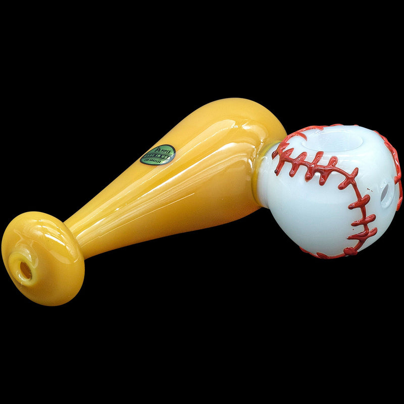 LA Pipes  420 Stretch Bat & Baseball Glass Pipe LA Pipes