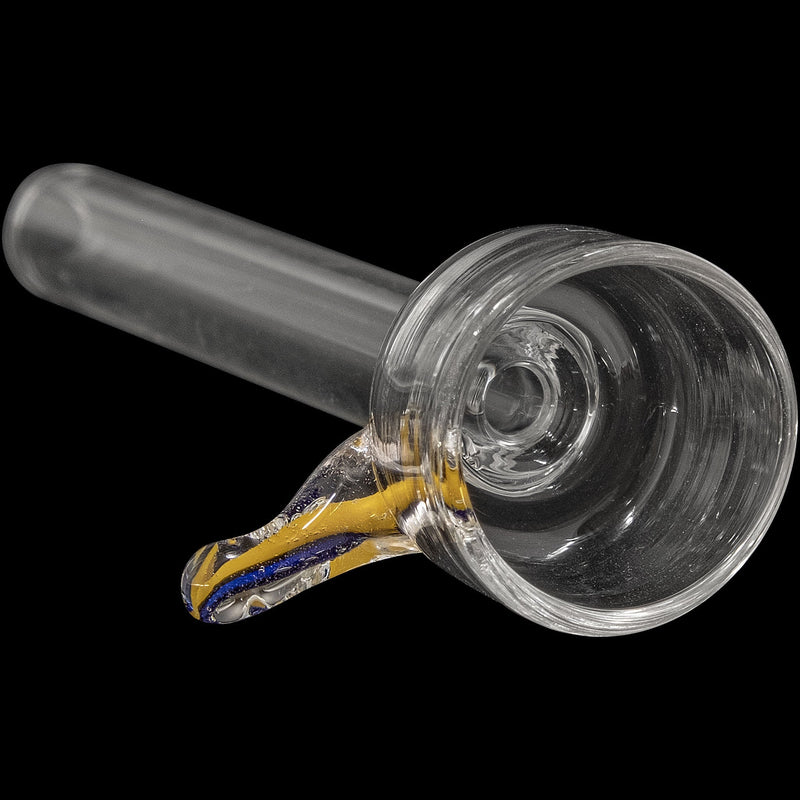 LA Pipes  9mm Clear Slide Bowl w/ Color Handle for Pull-Stem Bongs LA Pipes