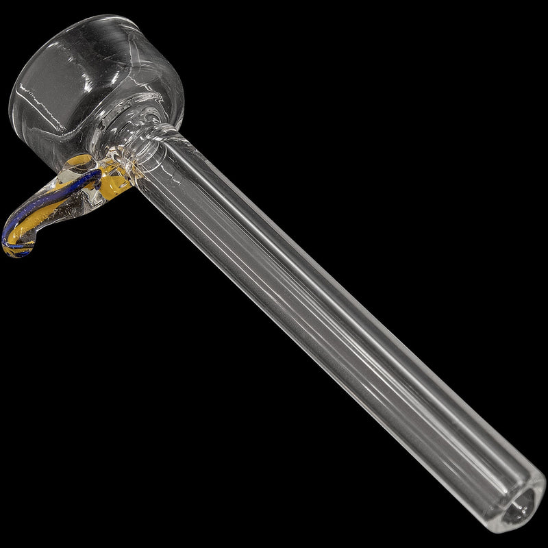 LA Pipes  9mm Clear Slide Bowl w/ Color Handle for Pull-Stem Bongs LA Pipes