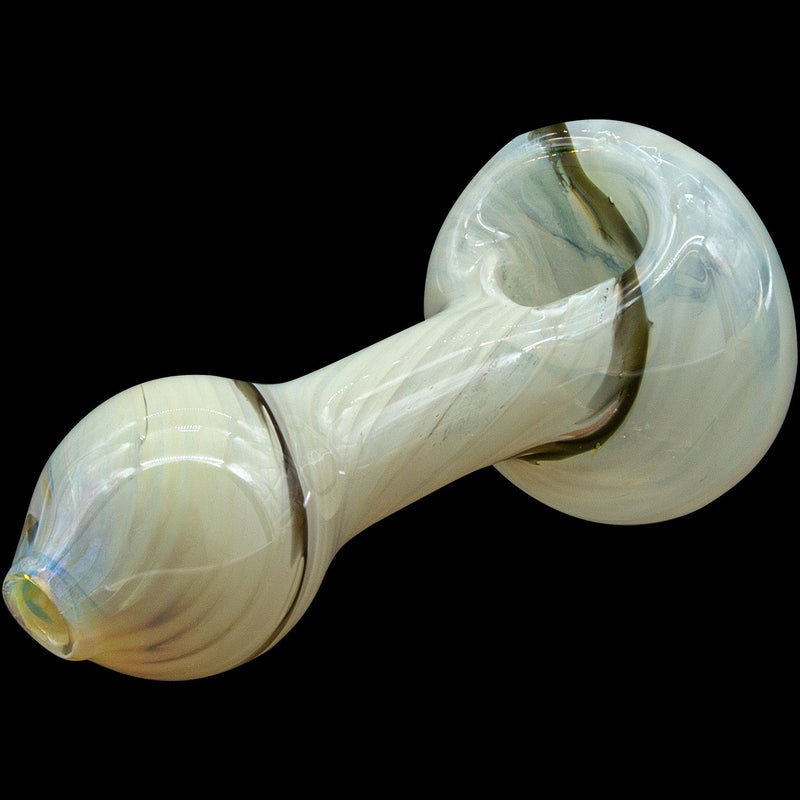 LA Pipes  Bones White Color Spoon Pipe LA Pipes