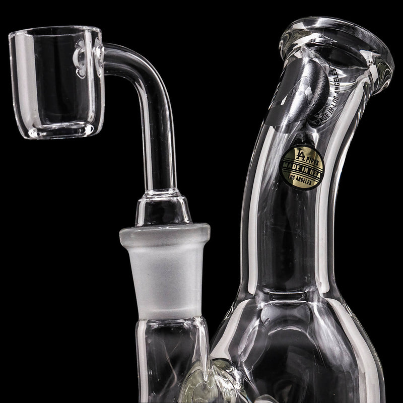 LA Pipes  Bottle Rocket Compact Bent Neck Dab Rig LA Pipes