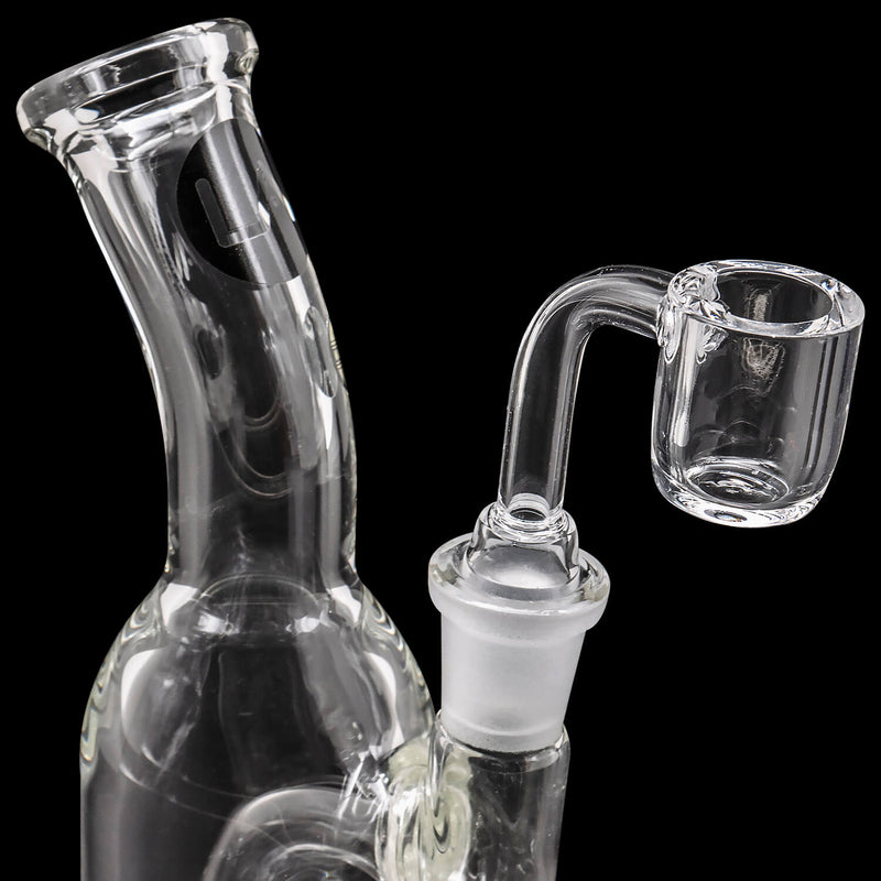 LA Pipes  Bottle Rocket Compact Bent Neck Dab Rig LA Pipes