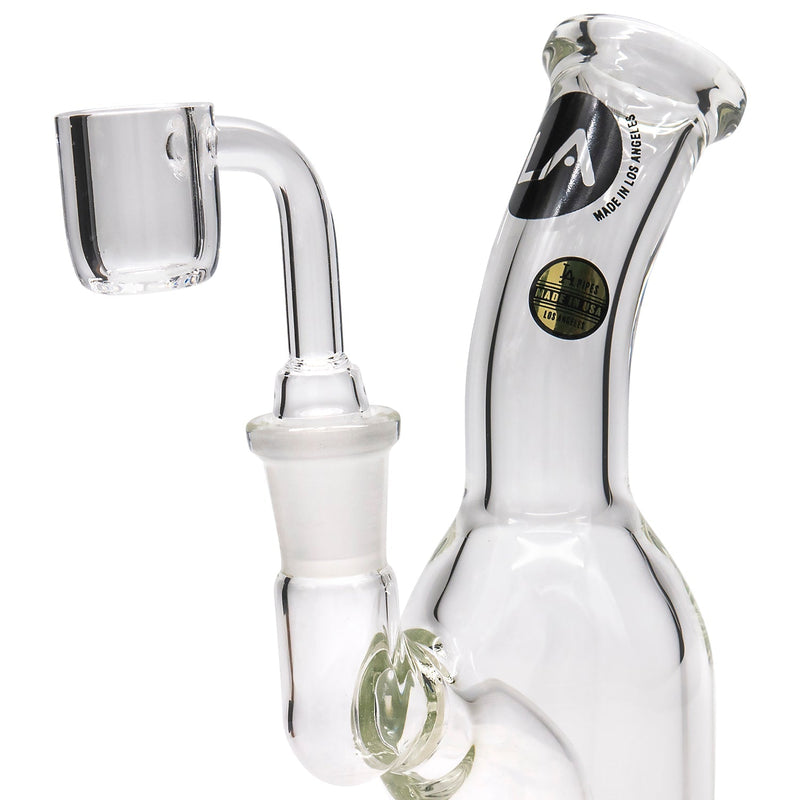 LA Pipes  Bottle Rocket Compact Bent Neck Dab Rig LA Pipes