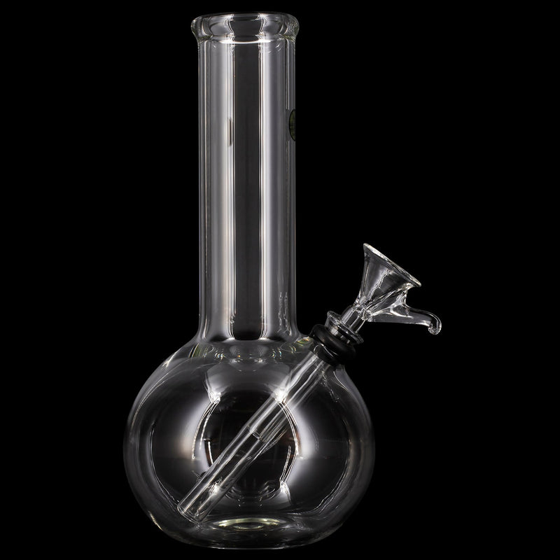 LA Pipes  Bubble Boy 8 Inch Clear Glass Basic Water Pipe LA Pipes