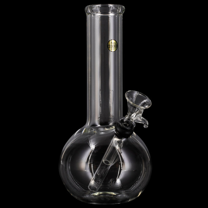 LA Pipes  Bubble Boy 8 Inch Clear Glass Basic Water Pipe LA Pipes