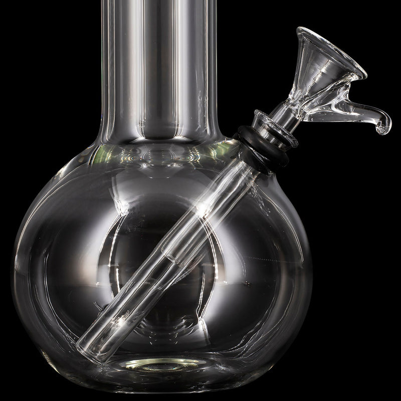 LA Pipes  Bubble Boy 8 Inch Clear Glass Basic Water Pipe LA Pipes