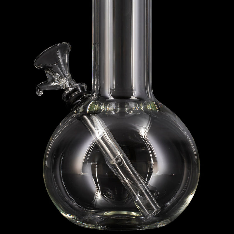 LA Pipes  Bubble Boy 8 Inch Clear Glass Basic Water Pipe LA Pipes