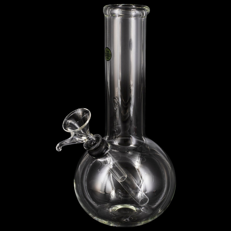 LA Pipes  Bubble Boy 8 Inch Clear Glass Basic Water Pipe LA Pipes