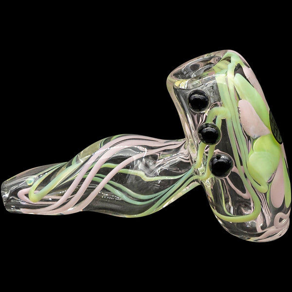 LA Pipes  Bubble Gum Twist Hammer Pipe LA Pipes