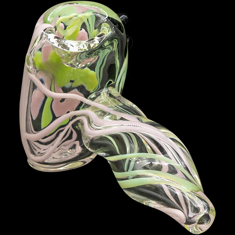 LA Pipes  Bubble Gum Twist Hammer Pipe LA Pipes