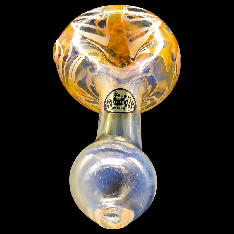 LA Pipes  Cake Head Color Swirl Glass Pipe LA Pipes