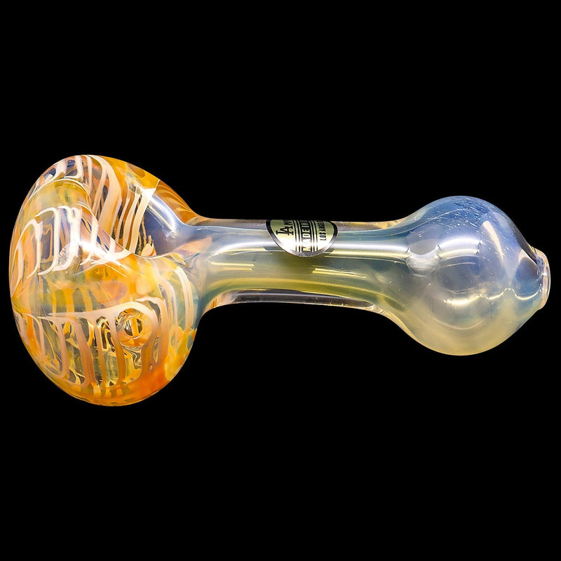 LA Pipes  Cake Head Color Swirl Glass Pipe LA Pipes