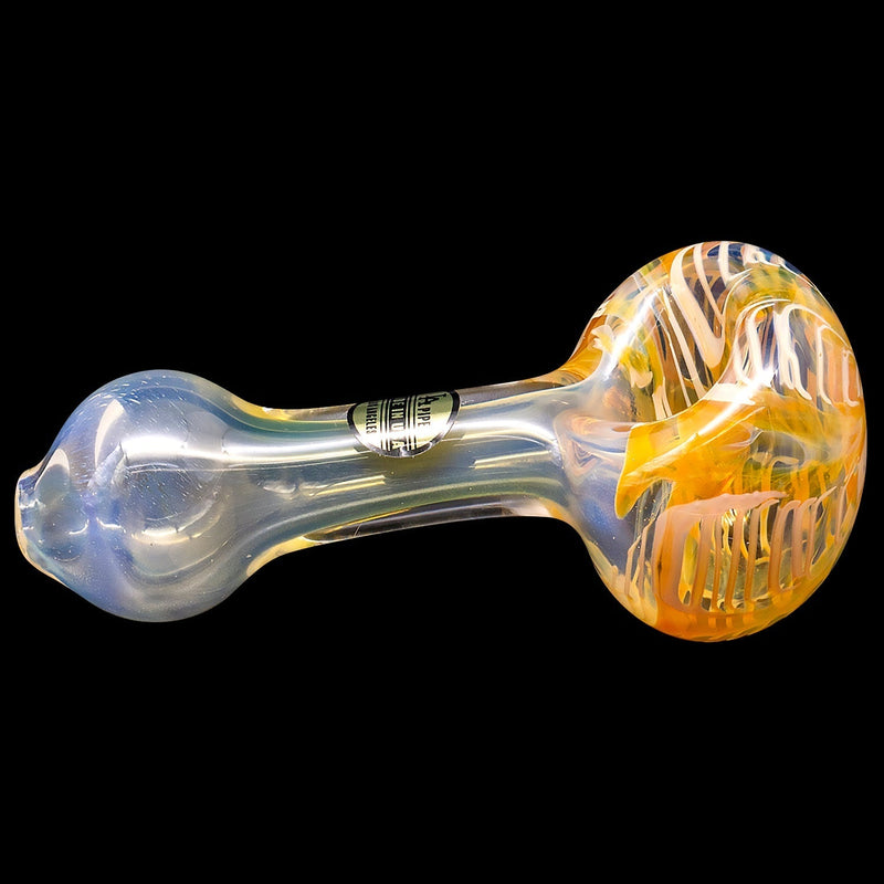 LA Pipes  Cake Head Color Swirl Glass Pipe LA Pipes