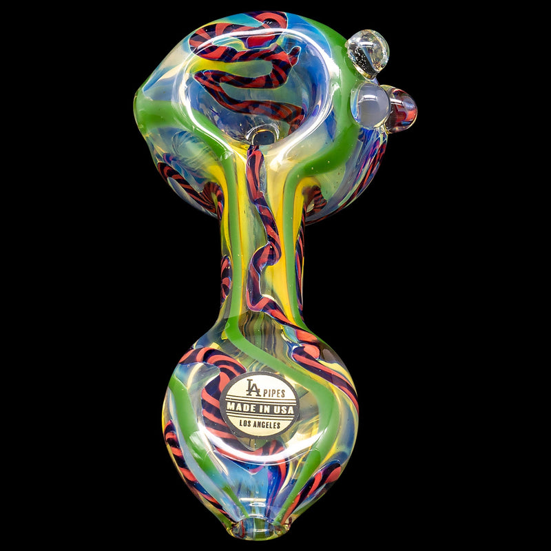 LA Pipes  Candy Spoon Inside-Out Color Changing Glass Pipe LA Pipes