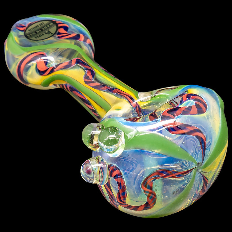 LA Pipes  Candy Spoon Inside-Out Color Changing Glass Pipe LA Pipes