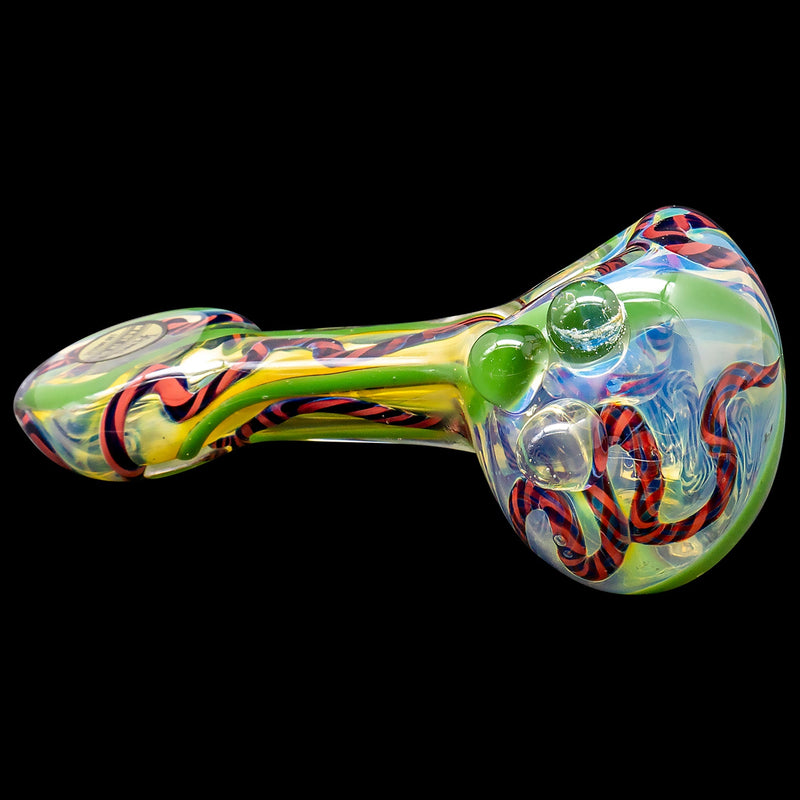 LA Pipes  Candy Spoon Inside-Out Color Changing Glass Pipe LA Pipes