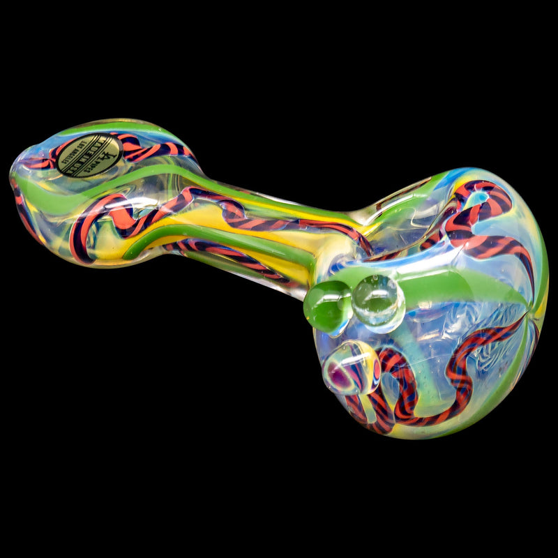 LA Pipes  Candy Spoon Inside-Out Color Changing Glass Pipe LA Pipes