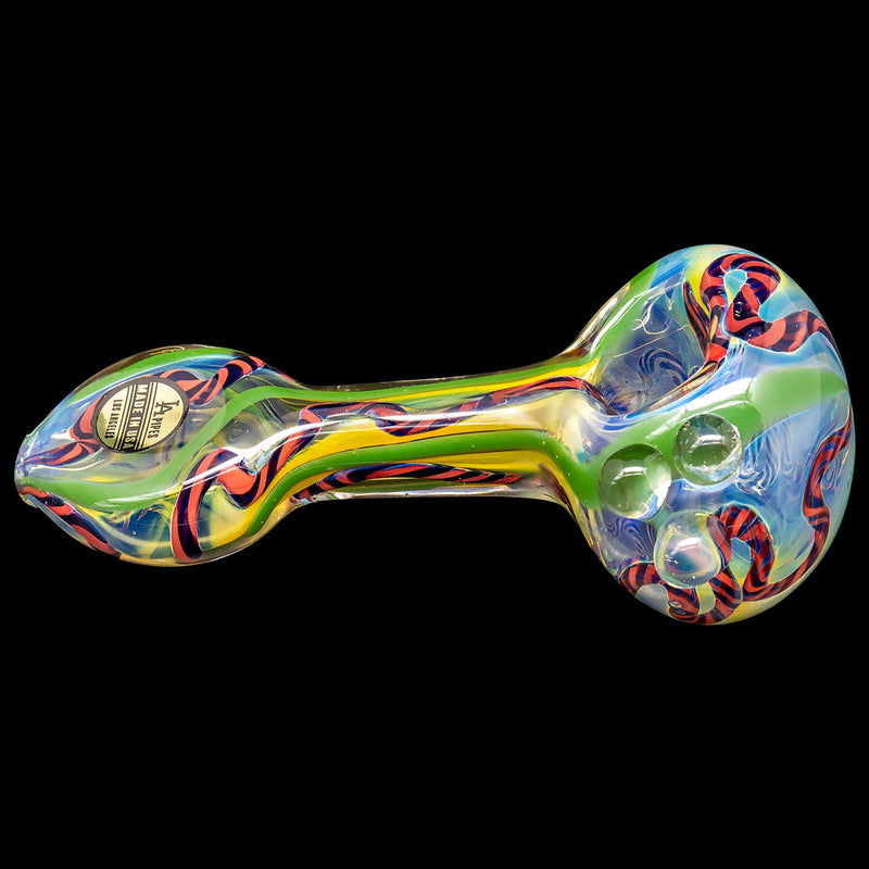 LA Pipes  Candy Spoon Inside-Out Color Changing Glass Pipe LA Pipes