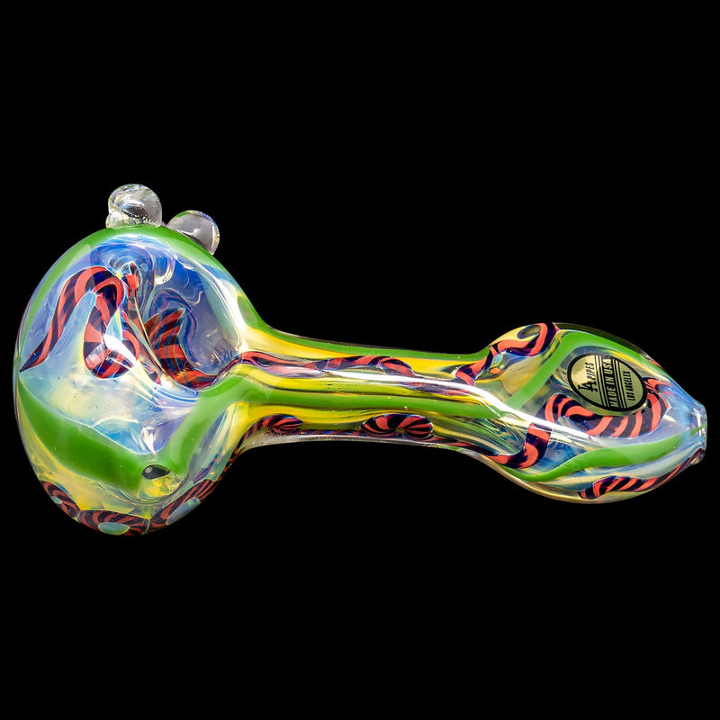 LA Pipes  Candy Spoon Inside-Out Color Changing Glass Pipe LA Pipes