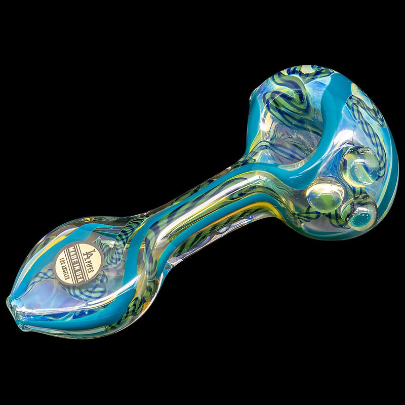 LA Pipes  Candy Spoon Inside-Out Color Changing Glass Pipe LA Pipes